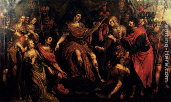 The Continence Of Scipio painting - Hendrick De Clerck The Continence Of Scipio art painting
